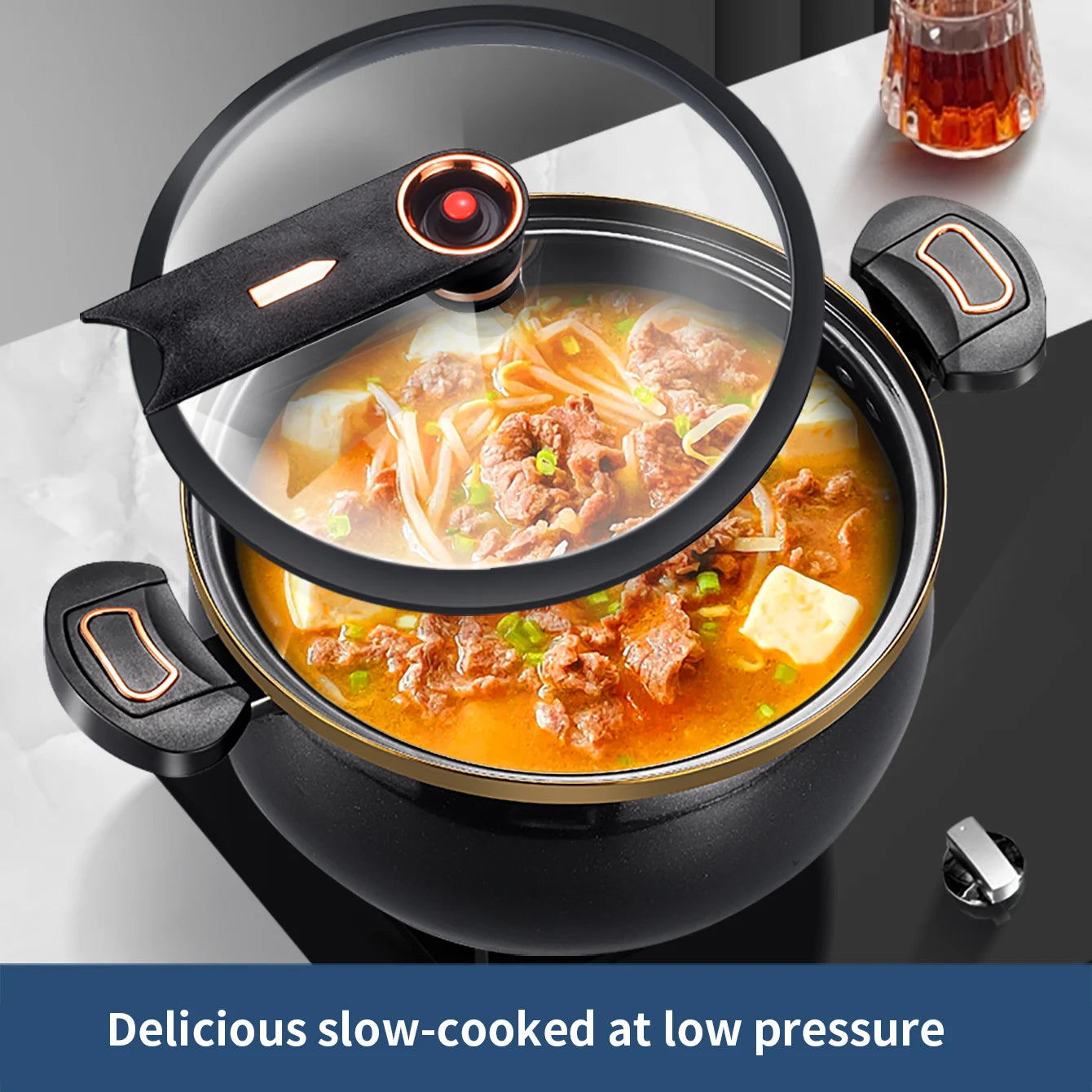 7L Micro Pressure Kookpan – Inductie & Gas Geschikt