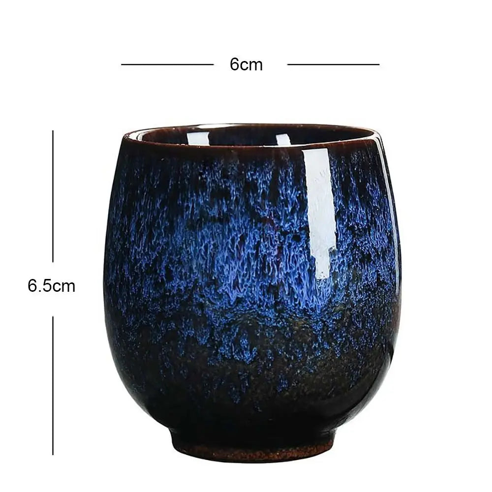 Keramische Kopjes met Kiln Transformatie in Japanse Stijl