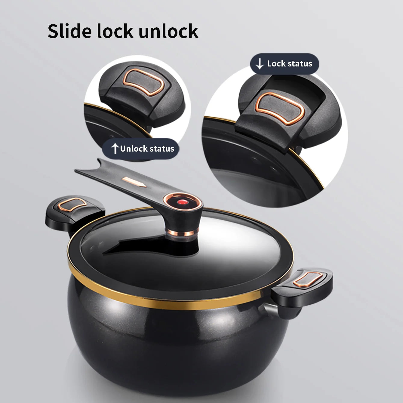 7L Micro Pressure Kookpan – Inductie & Gas Geschikt