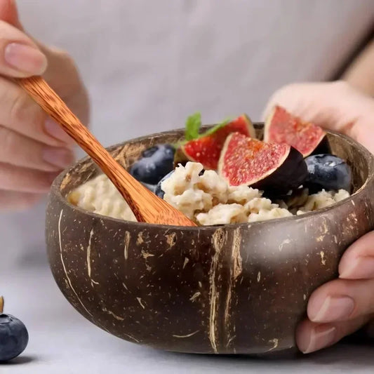 Herbruikbare Kokosschalen – Voor Smoothie Bowls & Ontbijt