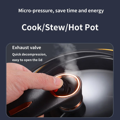 7L Micro Pressure Kookpan – Inductie & Gas Geschikt