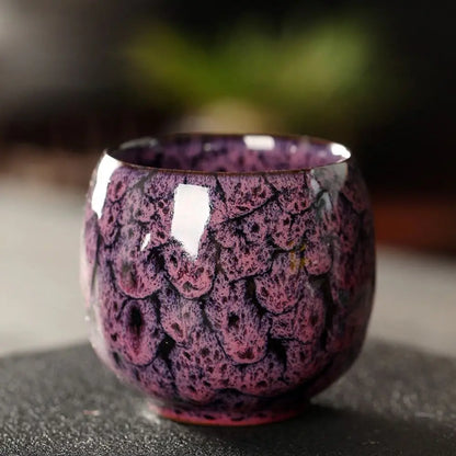 Keramische Kopjes met Kiln Transformatie in Japanse Stijl
