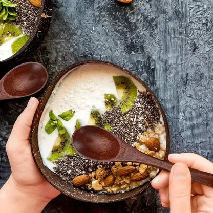 Herbruikbare Kokosschalen – Voor Smoothie Bowls & Ontbijt