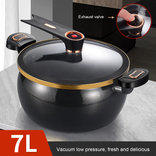 7L Micro Pressure Kookpan – Inductie & Gas Geschikt